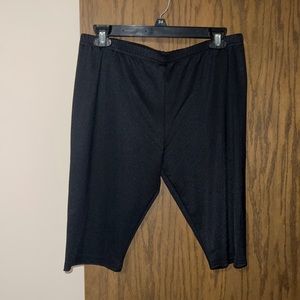 Black biker shorts